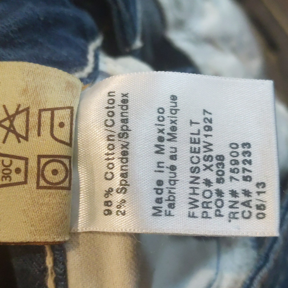 BIG STAR Nina mid-rise straight medium wash jeans The Buckle 27L sz 27x36L TALL - Picture 16 of 16